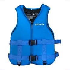 Adult Life Jackets SRJ STAR (Blue, 75-100KG) Neoprene Life Jacket for Adult Children New Water Sport Buoyancy Jacket Life Vest Swimming Boating Skiing Driving Vest Drifting