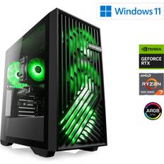 Computer Fissi Gaming PC M10710 5300 MHz GeForce RTX 4060 Ti 32 GB DDR5 1000 GB M.2 SSD Windows 11 USB 3.2 M10710H