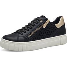 Marco Tozzi Sneakers Marco Tozzi Svarta sneakers skinnimitation Black kombi