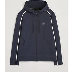 BOSS BOSS GREEN Saggy Full Zip Hoodie Dark Blue