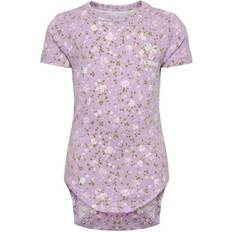 Multifargete Bodyer Hummel Glad kortermet body, Orchid Bloom