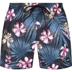 Swimming Trunks BOSS Fully lined swim shorts with seasonal print Black