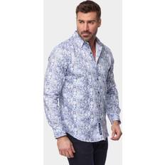 Nylon Shirts Robert Graham Kano Long Sleeve Button Down Shirt BLUE