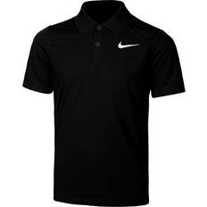 Polyester Pikétröjor Barnkläder Nike Dri-fit Victory Polo Pojkar - Svart