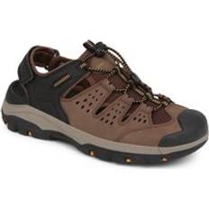Skechers Chaussons et Sandales Skechers Baskets Tresmen-Menard - Marron
