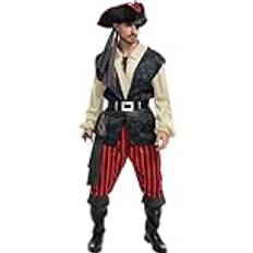 Spooktacular Creations Adult Men Beige Pirate Costume