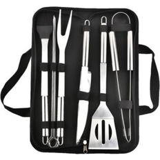 Cowin Bbq Grill Tools Set with Case Stainless Steel 9 Pcs - Black