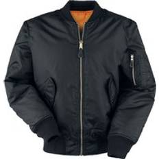 Men - Wool Jackets Brandit MA1 Bomber Jacket - Black