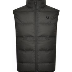 Fred Perry Men Vests Fred Perry Insulated Gilet Green (Medium)