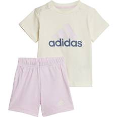 Blanc Vêtements pour enfants Essentials Organic Cotton Tee and Shorts Set - Ivory