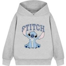 Lilo & Stitch Girl's College Hoodie - Grey Marl