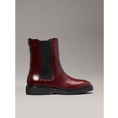 Purple Chelsea Boots Calvin Klein Leather Chelsea Boots