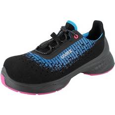 Arbeitsschuhe UVEX G2 Damen Sicherheitsschuhe Halbschuhe gelocht S1 SRC schwarz blau pink