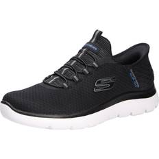 Skechers Black Mens Slip In Summits Trainers