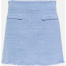Oscar de la Renta Cotton-blend miniskirt