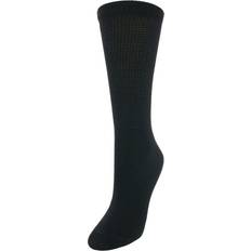 Cheap Women Socks Dr. Scholl's Womens 4-Pack Crew Diabetic Socks Black (10-13)