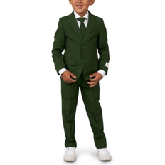 Polyester Jakkesæt Børnetøj OppoSuits Mørkegrønt Jakkesæt Dreng