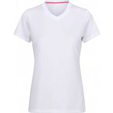 Regatta WomensLadies Fingal V Neck TShirt White