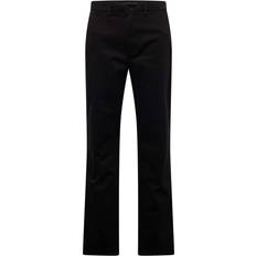 Tommy Hilfiger Black Trousers Tommy Hilfiger Denton Straight Fit Satin Chinos Black, Black, 34, Inside Leg Regular, Men inside leg REGULAR,34