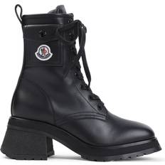 Moncler Dame Ankelstøvler Moncler Ankelstøvler Dame Læder - Sort