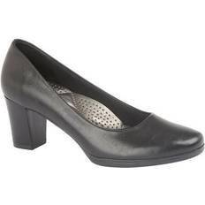 Multifargete Pumps Boulevard Womens/Ladies PU Leather Plain Court Shoe (55mm Heel)