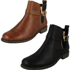 Rieker Leather Ankle Boots Rieker Ladies z4959 fleece lined boots