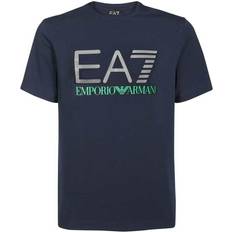 Emporio Armani EA7 EMPORIO ARMANI Herren T-Shirt Baumwolle Navy-Blau 3LPT36-PJ5MZ-1554 ORIGINAL