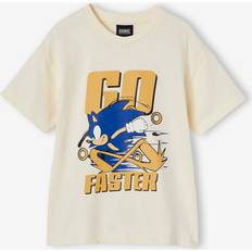 Go Faster T-Shirt for Boys ecru