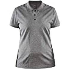 Golf - Women Tops Craft Core Unify Ladies Polo Shirt 1909139 Dk Grey Melange Colour: