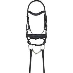 Pink Bridles Ovation Rosegold Dressage Bridle W/Crank Noseband Black/Rosegold (Cob)