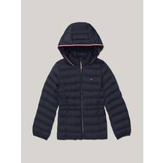 Tommy Hilfiger Girls Outerwear Tommy Hilfiger Girls' Kids' Hooded Lightweight Puffer Jacket Navy