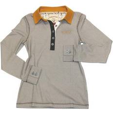 Brown - Women Polo Shirts Horseware Cara Polo Shirt Ladies, Long Sleeve