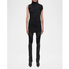 Elastano/Lycra/Spandex Blusas Helmut Lang Asymmetric Top - Black