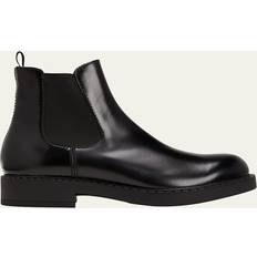 Prada Men Boots Prada Brushed leather Chelsea boots