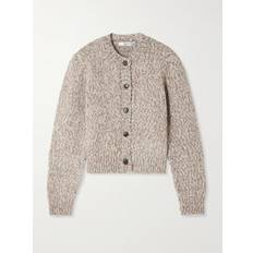 Brown - Women Cardigans Frame Wool-blend Cardigan Cream