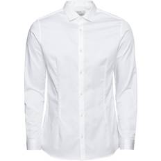Satin Overdele Jack & Jones Super Slim Fit Skjorte Hvid