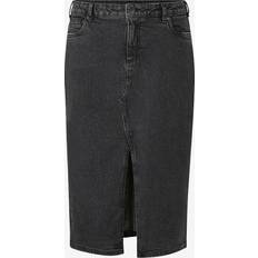 Zizzi Kjolar Zizzi Kjol jLiva Midi Skirt Grå
