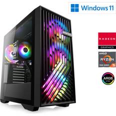 CSL Gaming PC M10930 3800 MHz 16 GB DDR5-RAM 500 GB M.2 SSD Windows 11 USB 3.2 M10930H