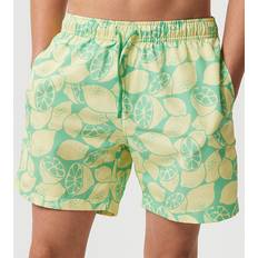 Resirkulerte materialer Badebukser Björn Borg Björn Borg Borg Print Swim Shorts Gelb, 134-140