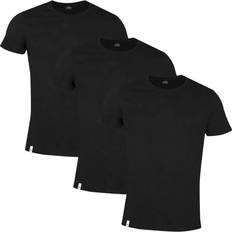 Lacoste Tops Lacoste Men's Lounge Pack Plain Stretch Cotton T-Shirts Black 40/Regular