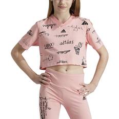 Adidas Rosa Överdelar adidas Jg Bluv Cr Sportsweat - Rosa