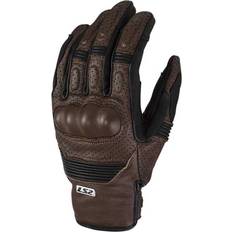 Brown Motorcycle Gloves LS2 duster leather touring motorcycle gloves summer cruiser bike black brown