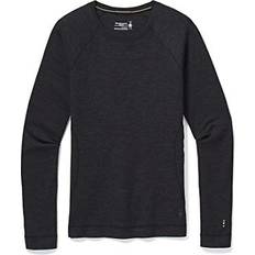 Gray - Women Base Layer Tops Smartwool SW016369010XL Women's Merino 250 Baselayer Crew Charcoal Heather