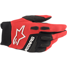 Red Motorcycle Gloves Alpinestars Full Bore Gloves Bright Red/black