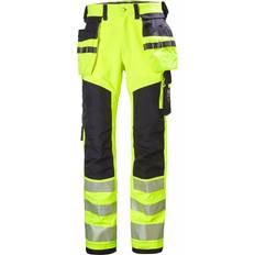 Helly Hansen Arbetskläder & Utrustning Helly Hansen Helly Hansen ICU hantverksbyxa full stretch, Varsel gul/charcoal (D104)