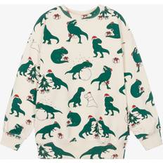 Vita Sweatshirts Molo Boys Ivory Festive Dinosaur Sweatshirt