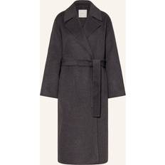 Calvin Klein Dam Kappor & Rockar Calvin Klein Double Face Wool Wrap Coat Brown