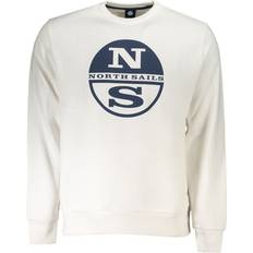 White Cotton Sweater Bluser, Color_Hvid, Herre, Hvid, L, M, Men, New with tags, S, Sweaters, Sweaters Men Clothing, White, XL,