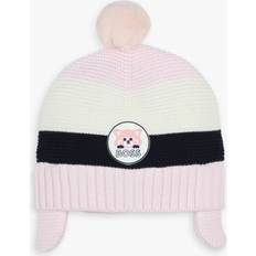 Embroidered Accessories BOSS Kids' Faux Fur Pom Pom and Ear Covers Beanie, Pink Pale