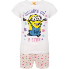 Cotton Pyjamases Despicable Me Girls Wishing On Star Short Pajamas Set